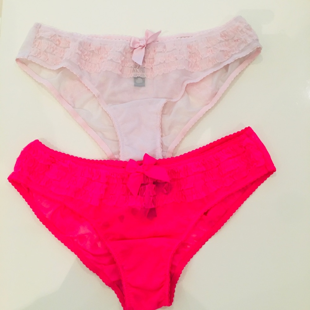 VICTORIAS SECRET Lace Cheeky Panties Lot Of 32 S